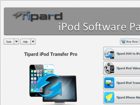Tipard iPod Software Pack Screenshot 1
