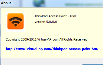 ThinkPad Access Point Screenshot 1