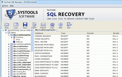 Advance MS SQL Database Recovery Screenshot 1