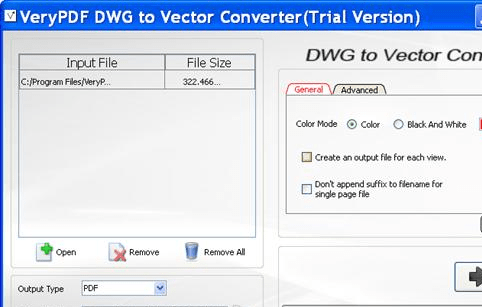 DWG to SVG Converter Screenshot 1