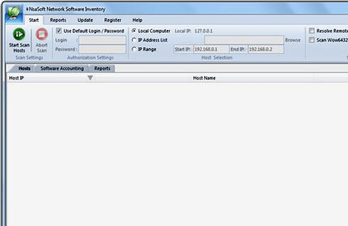 Nsasoft Network Software Inventory Screenshot 1