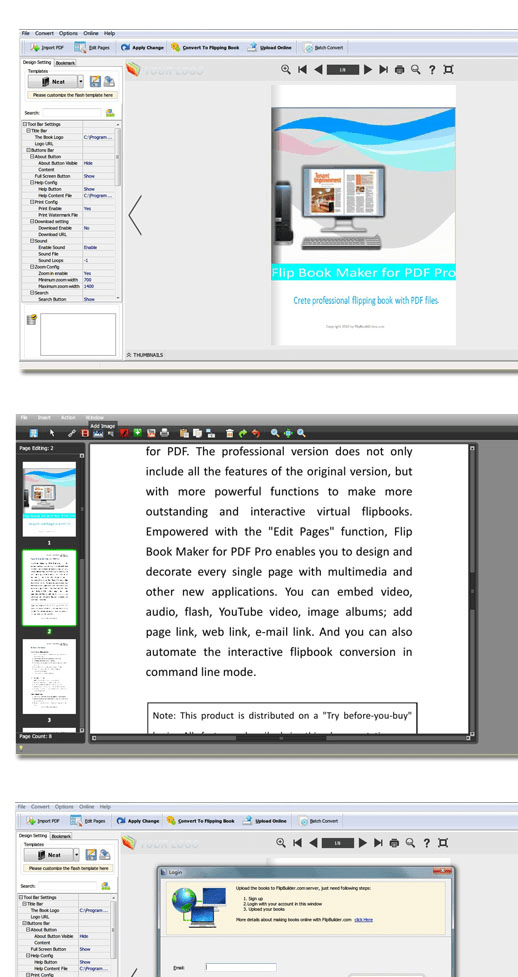 Flip Book Maker for PDF Professional Screenshot 1
