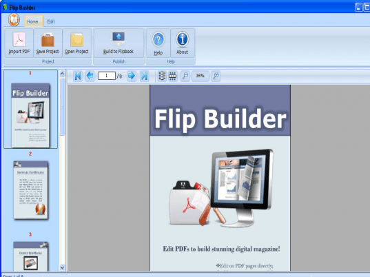 Flip Builder Screenshot 1
