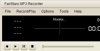 FairStars MP3 Recorder Screenshot 1