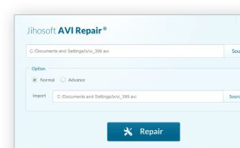 Jihosoft AVI Repair Screenshot 1