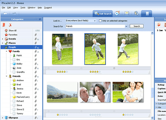 PicaJet Photo Organizer Screenshot 1