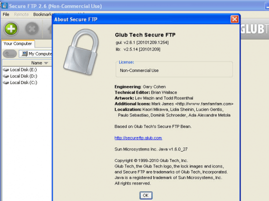 Secure FTP Screenshot 1