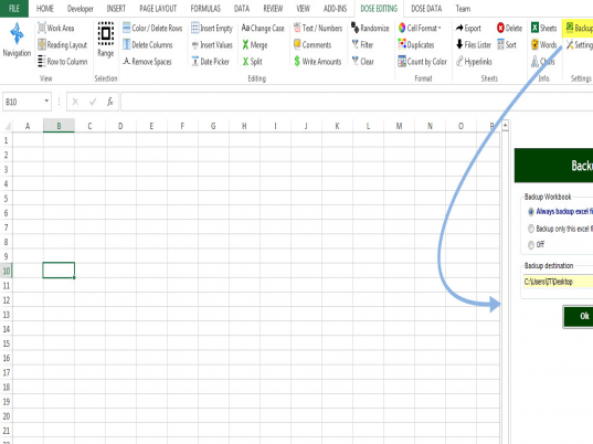 Dose for Excel Screenshot 1