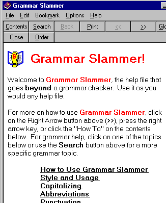 Grammar Slammer Screenshot 1