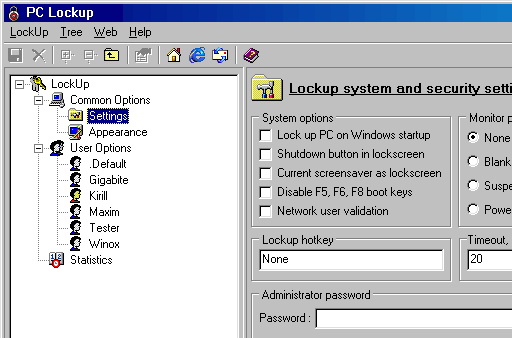 Lock Windows Screenshot 1