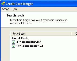 Secure Credit Card Screenshot 1