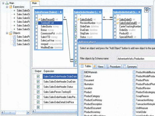 Active Query Builder ActiveX Edition Screenshot 1