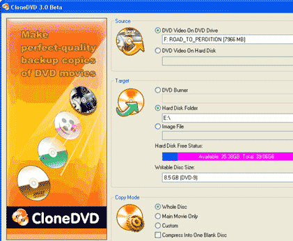 Clone DVD Screenshot 1