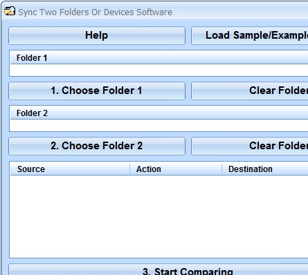 File Compare & Folder Synchronization Software Screenshot 1