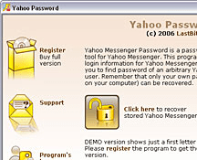Yahoo Messenger Password Screenshot 1