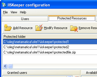IISKeeper Screenshot 1