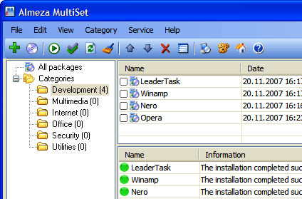 MultiSet Unattended Installation Screenshot 1