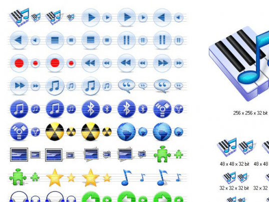 Multimedia Icons for Vista Screenshot 1