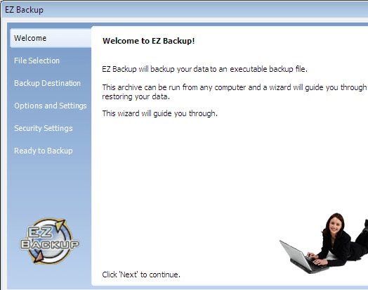 EZ Backup Windows Mail Pro Screenshot 1