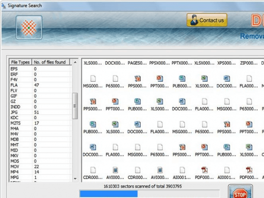 USB Media Data Recovery Software Screenshot 1