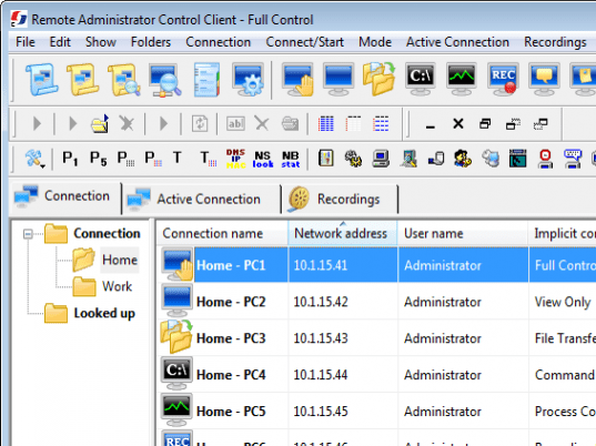 Remote Administrator Control Client Lite Screenshot 1