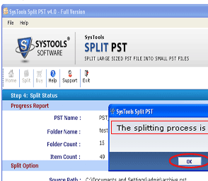 PST Split Screenshot 1