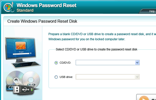 Windows Password Reset Standard Screenshot 1