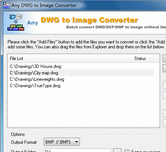 DWG to JPG Converter 2010.6 Screenshot 1