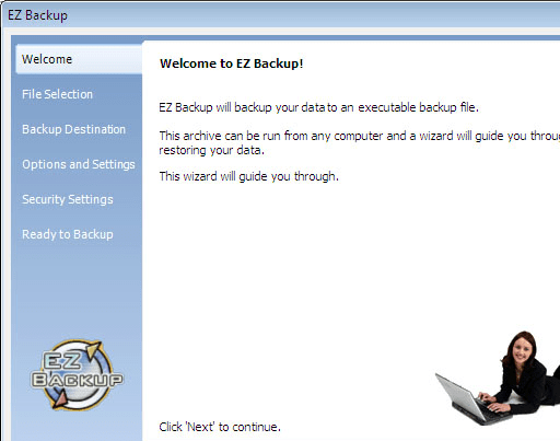 EZ Backup Firefox and Thunderbird Basic Screenshot 1