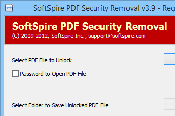 Remove PDF Protection Screenshot 1
