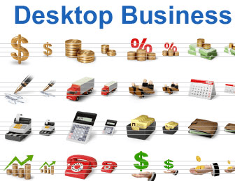 Desktop Business Icons Screenshot 1