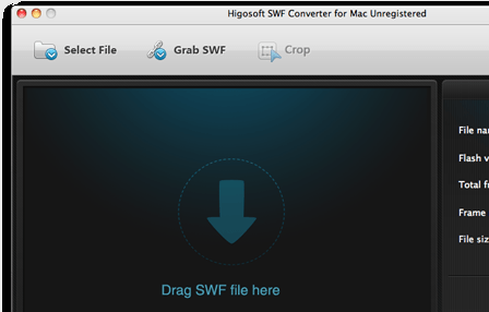 Higosoft SWF Video Converter Screenshot 1