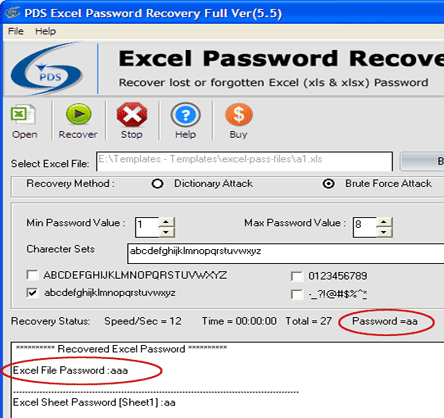 Excel Worksheet Password Remover Screenshot 1
