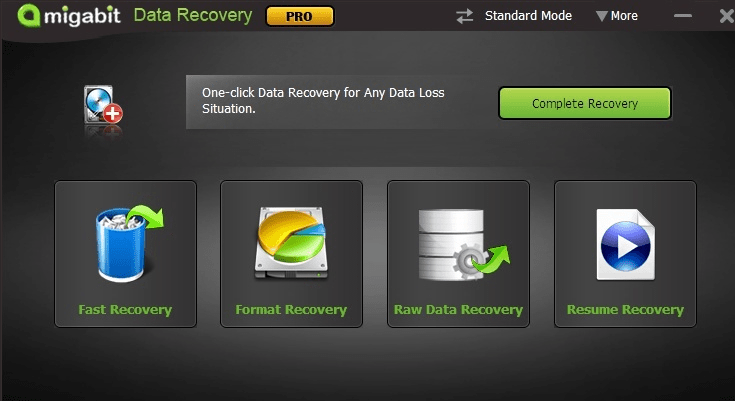 Amigabit Data Recovery Screenshot 1