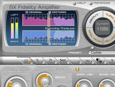 SX Fidelity Amplifier Screenshot 1