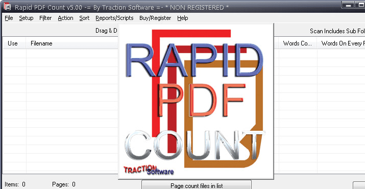 Rapid PDF Count Screenshot 1