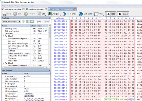 Active Disk Editor Screenshot 1