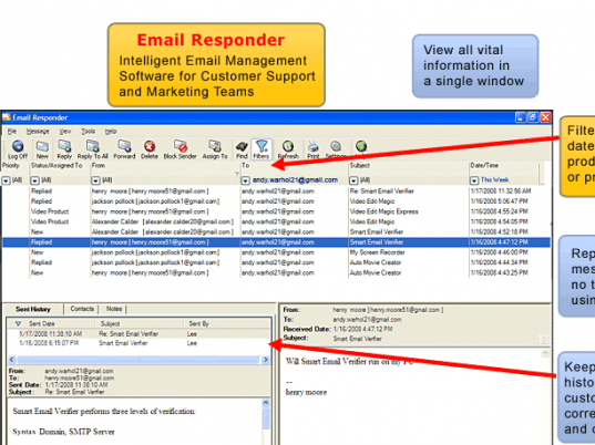 Email Responder Screenshot 1