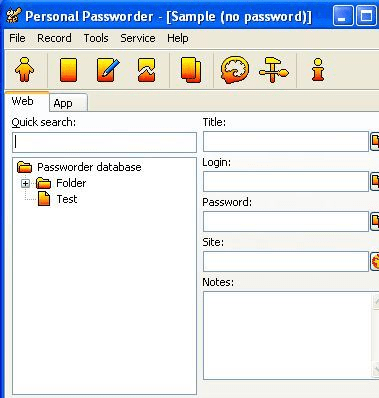 Personal Passworder Screenshot 1