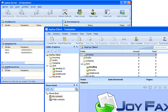 Joyfax Server 2 Screenshot 1