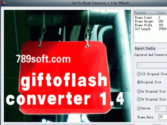 GIF to Flash Converter Screenshot 1
