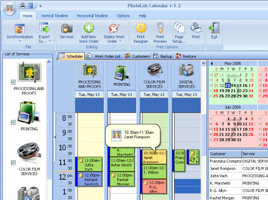 PhotoLab Calendar Screenshot 1