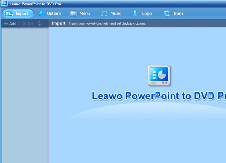 Leawo PowerPoint to DVD Screenshot 1