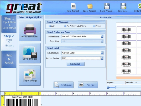PDF417 Barcode Maker Screenshot 1