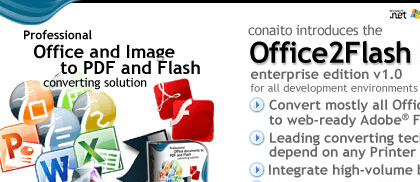 Office document to PDF and Flash Converting SDK Screenshot 1