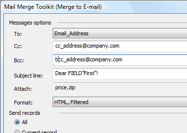 Mail Merge Toolkit Screenshot 1