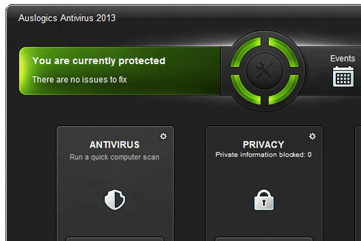 Auslogics Antivirus Screenshot 1