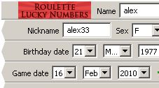 Roulette Lucky Number Generator Screenshot 1
