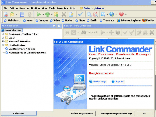Link Commander Screenshot 1