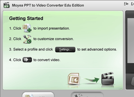 Moyea PPT to Video Converter Edu Edition Screenshot 1